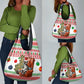 Madagascar Christmas Grocery Bag Lemur Santa Hat Holiday Tree - African Pride