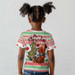 Madagascar Christmas Kid T shirt Lemur Santa Hat Holiday Tree - African Pride