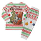 Madagascar Christmas Pajama Set Lemur Santa Hat Holiday Tree - African Pride