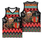 Madagascar Christmas Basketball Jersey Aye Aye Lemur Santa Hat Holiday Lights - African Pride