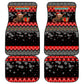 Madagascar Christmas Car Mats Aye Aye Lemur Santa Hat Holiday Lights - African Pride