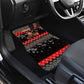 Madagascar Christmas Car Mats Aye Aye Lemur Santa Hat Holiday Lights - African Pride