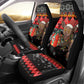 Madagascar Christmas Car Seat Cover Aye Aye Lemur Santa Hat Holiday Lights - African Pride