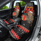 Madagascar Christmas Car Seat Cover Aye Aye Lemur Santa Hat Holiday Lights - African Pride