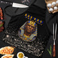 Taharqa Apron with Black Pharaoh Portrait, 25th Dynasty of Egypt Text and Nubian-Inspired - African Pride