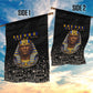 Taharqa Garden Flag with Black Pharaoh Portrait, 25th Dynasty of Egypt Text and Nubian-Inspired - African Pride