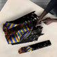 Taharqa Umbrella with Black Pharaoh Portrait, 25th Dynasty of Egypt Text and Nubian-Inspired - African Pride