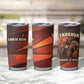 Taharqa Tumbler Cup with Warrior Portrait, Lion of Kush Title and Bold Red Defender of Africa - African Pride
