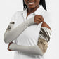 Taharqa Arm Sleeves with Ancient Map Illustration, King of Two Lands Title and Kush Egypt Temple - African Pride
