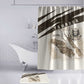 Taharqa Bathroom Set with Ancient Map Illustration, King of Two Lands Title and Kush Egypt Temple - African Pride