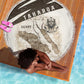 Taharqa Beach Blanket with Ancient Map Illustration, King of Two Lands Title and Kush Egypt Temple - African Pride