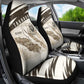 Taharqa Car Seat Cover with Ancient Map Illustration, King of Two Lands Title and Kush Egypt Temple - African Pride
