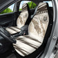Taharqa Car Seat Cover with Ancient Map Illustration, King of Two Lands Title and Kush Egypt Temple - African Pride