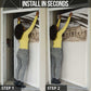 Taharqa Door Cover with Ancient Map Illustration, King of Two Lands Title and Kush Egypt Temple - African Pride