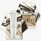 Taharqa Kimono with Ancient Map Illustration, King of Two Lands Title and Kush Egypt Temple - African Pride