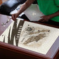Taharqa Puzzle with Ancient Map Illustration, King of Two Lands Title and Kush Egypt Temple - African Pride