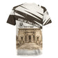 Taharqa Rugby Jersey with Ancient Map Illustration, King of Two Lands Title and Kush Egypt Temple - African Pride