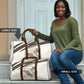Taharqa Travel Bag with Ancient Map Illustration, King of Two Lands Title and Kush Egypt Temple - African Pride
