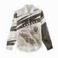 Taharqa Women Casual Shirt with Ancient Map Illustration, King of Two Lands Title and Kush Egypt Temple - African Pride