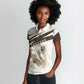Taharqa Women Polo Shirt with Ancient Map Illustration, King of Two Lands Title and Kush Egypt Temple - African Pride