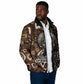 Shaka Zulu Padded Jacket Monochrome Portrait Zulu Kingdom Heritage Unconquered Spirit Warrior Legacy Theme - African Pride