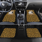 Shaka Zulu Car Mats Leopard Print Design Traditional Warrior Spear and Shield Illustration Tribal King - African Pride