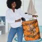 Shaka Zulu Laundry Basket Warrior Fiery Roaring Lion - Never Retreat Never Surrender African Strength and Courage - African Pride