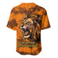 Shaka Zulu Baseball Jersey Warrior Fiery Roaring Lion - Never Retreat Never Surrender African Strength and Courage - African Pride