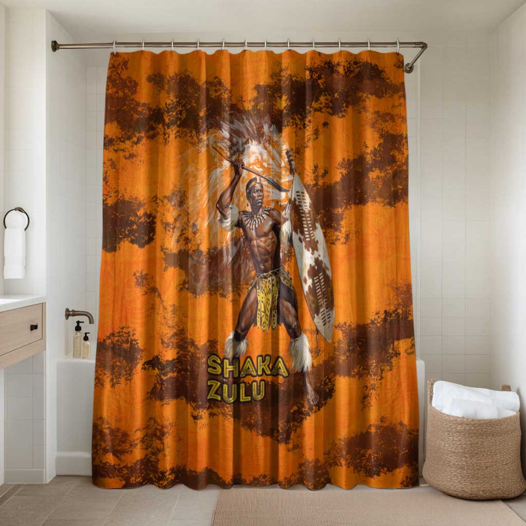 Shaka Zulu Bathroom Set Warrior Fiery Roaring Lion - Never Retreat Never Surrender African Strength and Courage - African Pride