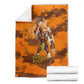 Shaka Zulu Blanket Warrior Fiery Roaring Lion - Never Retreat Never Surrender African Strength and Courage - African Pride