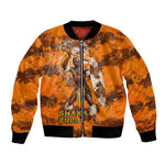 Shaka Zulu Bomber Jacket Warrior Fiery Roaring Lion - Never Retreat Never Surrender African Strength and Courage - African Pride