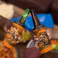 Shaka Zulu 4 in 1 Can Cooler Tumbler Warrior Fiery Roaring Lion - Never Retreat Never Surrender African Strength and Courage - African Pride