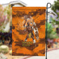 Shaka Zulu Garden Flag Warrior Fiery Roaring Lion - Never Retreat Never Surrender African Strength and Courage - African Pride