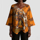 Shaka Zulu Kimono Sleeve Blouse Warrior Fiery Roaring Lion - Never Retreat Never Surrender African Strength and Courage - African Pride
