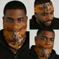 Shaka Zulu Neck Gaiter Warrior Fiery Roaring Lion - Never Retreat Never Surrender African Strength and Courage - African Pride
