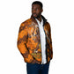 Shaka Zulu Padded Jacket Warrior Fiery Roaring Lion - Never Retreat Never Surrender African Strength and Courage - African Pride