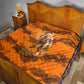 Shaka Zulu Quilt Warrior Fiery Roaring Lion - Never Retreat Never Surrender African Strength and Courage - African Pride