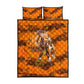 Shaka Zulu Quilt Bed Set Warrior Fiery Roaring Lion - Never Retreat Never Surrender African Strength and Courage - African Pride