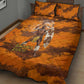 Shaka Zulu Quilt Bed Set Warrior Fiery Roaring Lion - Never Retreat Never Surrender African Strength and Courage - African Pride
