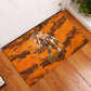 Shaka Zulu Rubber Doormat Warrior Fiery Roaring Lion - Never Retreat Never Surrender African Strength and Courage - African Pride