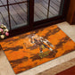Shaka Zulu Rubber Doormat Warrior Fiery Roaring Lion - Never Retreat Never Surrender African Strength and Courage - African Pride