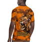 Shaka Zulu Rugby Jersey Warrior Fiery Roaring Lion - Never Retreat Never Surrender African Strength and Courage - African Pride