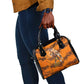 Shaka Zulu Shoulder Handbag Warrior Fiery Roaring Lion - Never Retreat Never Surrender African Strength and Courage - African Pride