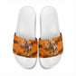 Shaka Zulu Slide Sandals Warrior Fiery Roaring Lion - Never Retreat Never Surrender African Strength and Courage - African Pride