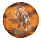Shaka Zulu Spare Tire Cover Warrior Fiery Roaring Lion - Never Retreat Never Surrender African Strength and Courage - African Pride