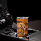 Shaka Zulu Tumbler Cup Warrior Fiery Roaring Lion - Never Retreat Never Surrender African Strength and Courage - African Pride
