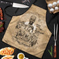 Mansa Musa Apron Sepia Map Historic Pilgrimage Empire Expedition 1324 African Royalty Legacy - African Pride