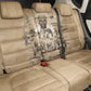 Mansa Musa Back Car Seat Cover Sepia Map Historic Pilgrimage Empire Expedition 1324 African Royalty Legacy - African Pride