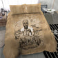 Mansa Musa Bedding Set Sepia Map Historic Pilgrimage Empire Expedition 1324 African Royalty Legacy - African Pride
