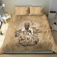 Mansa Musa Bedding Set Sepia Map Historic Pilgrimage Empire Expedition 1324 African Royalty Legacy - African Pride